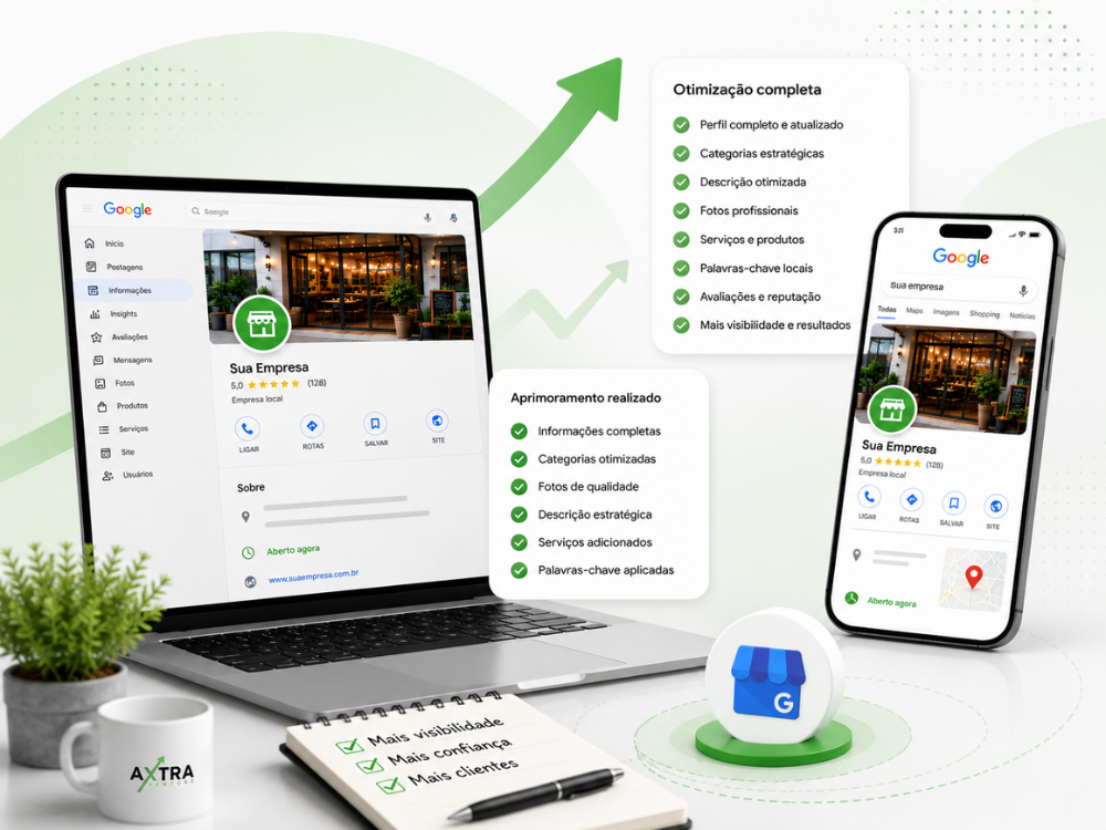 Serviço de otimização completa de perfil no Google Meu Negócio