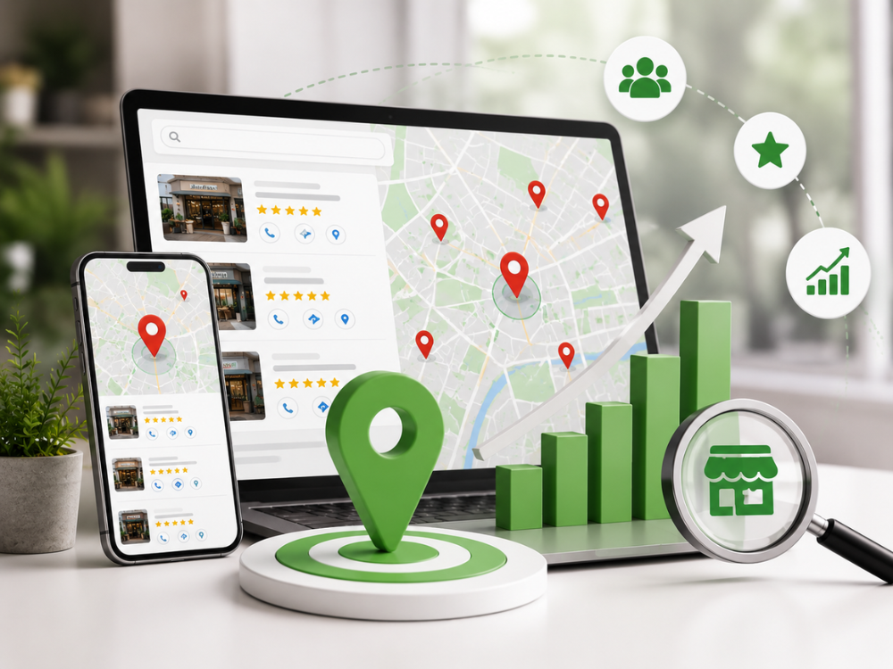 Serviço de SEO local estratégico para posicionamento no Google